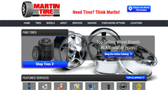 Desktop Screenshot of martintire.com