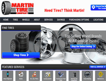 Tablet Screenshot of martintire.com
